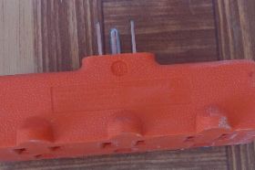 3- Wire Orange Vinyl Triple Wall Tap