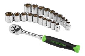 3/8” Pittsburgh Drive SAE /MET HI VI (21 pc)