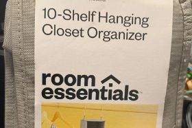 Home Esssentials 10 -Shelf Hanging Closet