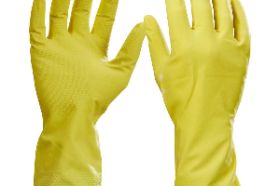 (XL)HARDY Latex Cleaning Gloves( 2 pair) 64183