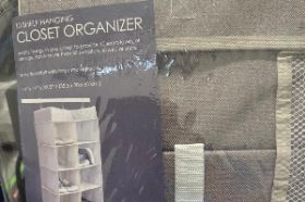 10- Shelf Hanging Closet Organizer